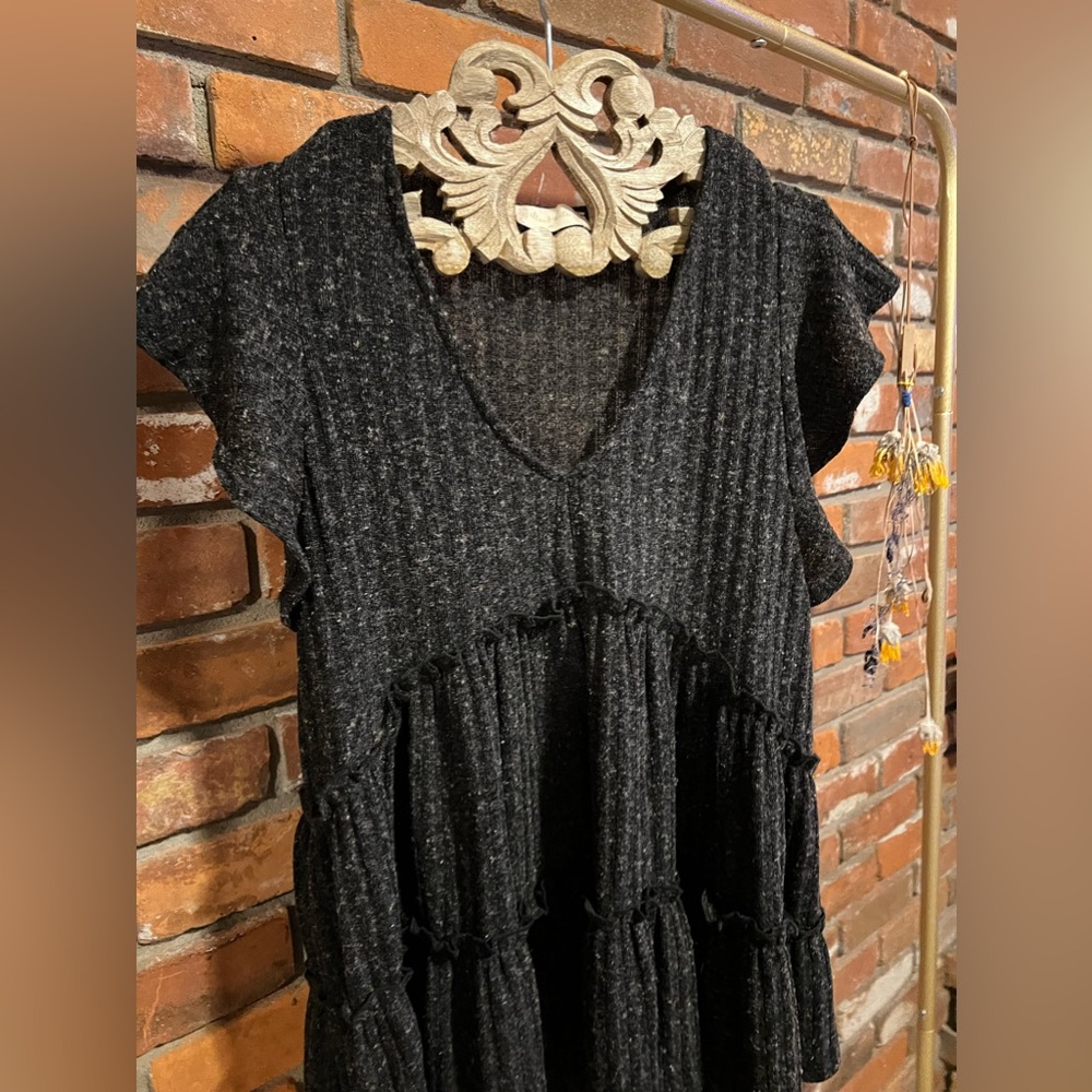 Adorable Ruffled Babydoll Tunic Tee